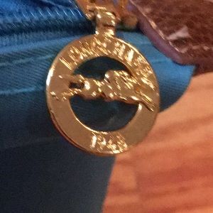 Longchamp Nylon collapsable leather trim tote